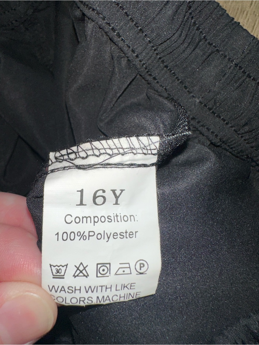 Kids Black Cargo Jogger Sweatpants - Picture 2 of 2